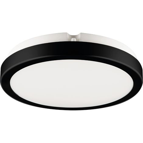 Plafonnier Vera 18W 4000K Noir IP65 (1/4)
