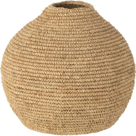 Vase Rond Déco "Herbe" 52cm Naturel
