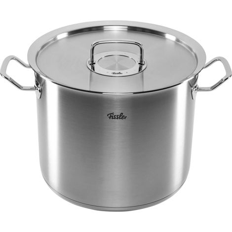 Fissler 084-118-28-000-0 Original-Profi Collection Pentola alta in acciaio inox 14 L 28 cm adatta a tutti i piani cottura inclusa induzione colore Argento (1/3)