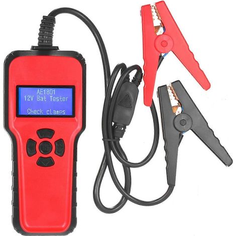 Autobatterietester, Lastprüfung der Lichtmaschine, digitaler Autobatterieanalysator für LKW und Boote