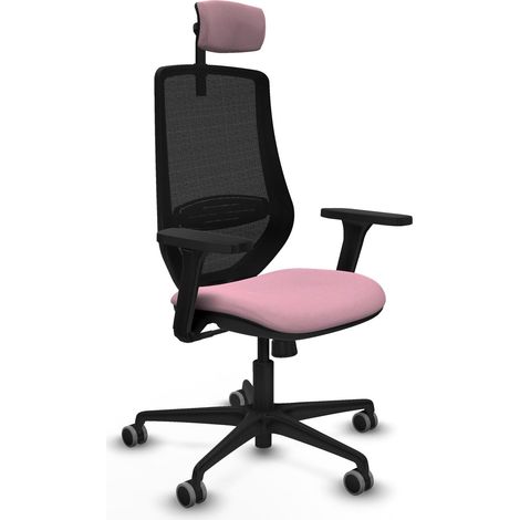 Piqueras y Crespo Mardos silla rosa ergonómica de oficina