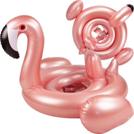 TG67349 Aufblasbarer Flamingo-Ring mit Sitz für Kinder (1/5)