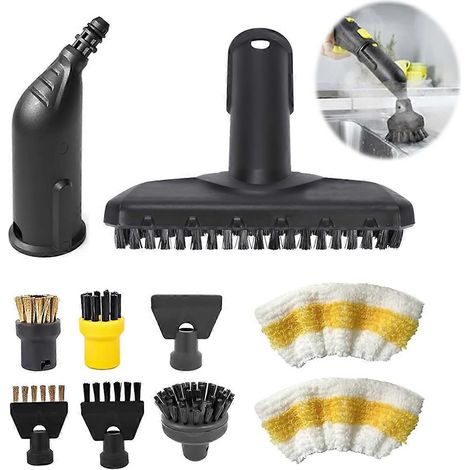 Ensemble de 10 accessoires pour nettoyeurs vapeur Karcher SC1, SC2, SC3, SC4 (1/5)
