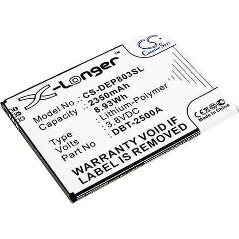 NX - Batterie téléphone, smartphone, GSM pour Doro 3.8V 2350mAh - DBT-2500A (1/2)