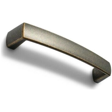 Maniglia dalle linee morbide effetto bronzo 140x20x28mm - 389B Round B (1/2)