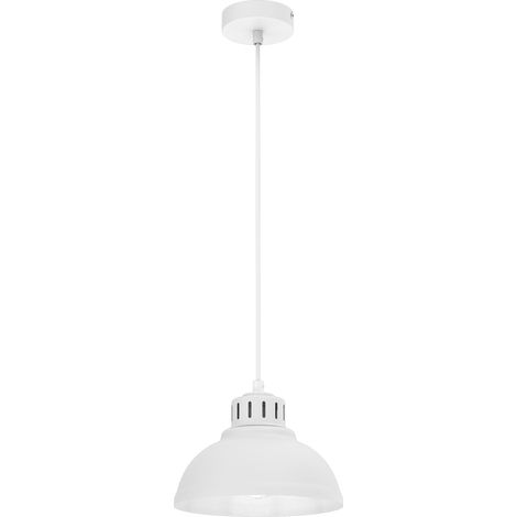Lampada a sospensione Luminex Sven bianca Ø21 E27 15W