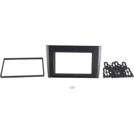Black material: ABS car audio radio GPS front trim frame trim dashboard kit (1/4)