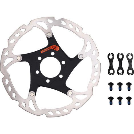 Rotor de frein à disque de vélo 6 boulons acier inoxydable, Dissipation rapide chaleur, antirouille route 203mm/8 pouces (1/5)