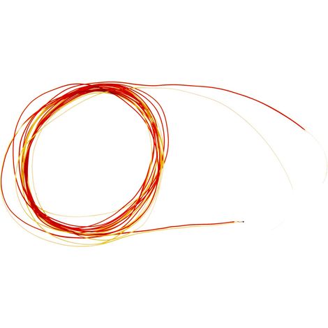 Thermocouple type K Ø 1/0.076mm, L 500mm, 260°C max à Raccord 2 fils ( Prix pour 1 )