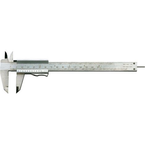 Scivolo Scarpetta Con Manometro Rotondo Di Profondità, Campo Di Misura: 150 Mm, Con Bloccaggio Istantaneo Modello Lung. 40 Doghe Mm