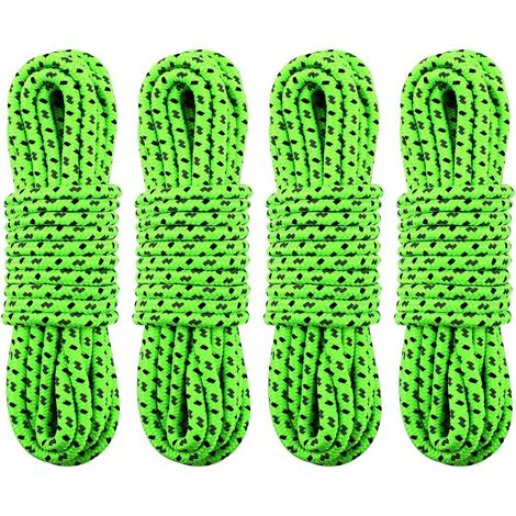 10 cuerdas resistentes para tiendas de campaña, hebillas de acero inoxidable para senderismo, camping, pesca, picnic y viajes. (1/5)