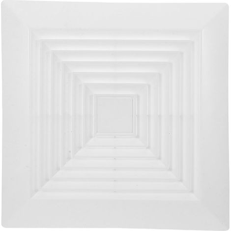 Replacement Plastic Fan Cover with Springs for Square Exhaust Fan, Easy Installation and Wear-Resistant, for Summer Atmosphere (1/5)