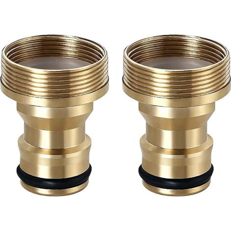 Adaptateur Robinet Tuyau Arrosage 2 Pièces Raccord Laiton Universel Embout Cuisine 22mm 24mm Raccordement Rapide Pour Jardin Extérieur (1/5)