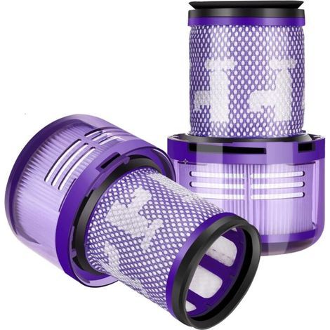 Lot de 2 filtres de rechange pour aspirateur Dyson V12 Slim Absolute Extra/Total Clean/Fluffy, accessoires pour aspirateur pour le nettoyage domestique (1/5)
