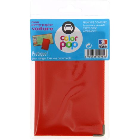 PORTE PAPIER NV PERMIS ROUGE (1/3)