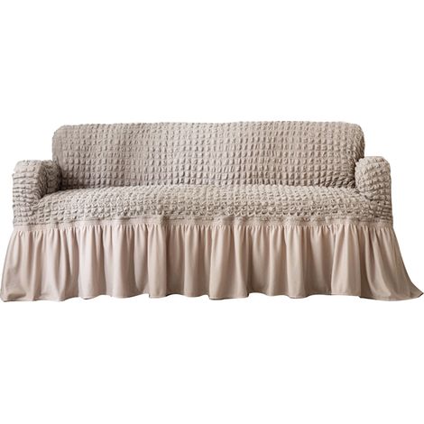 Housse De Canapé - 170 À 230 Cm - Polyester 95 % Et Élasthanne 5 % - Pour Canapé 3 Places - 1 Pièce (1/5)