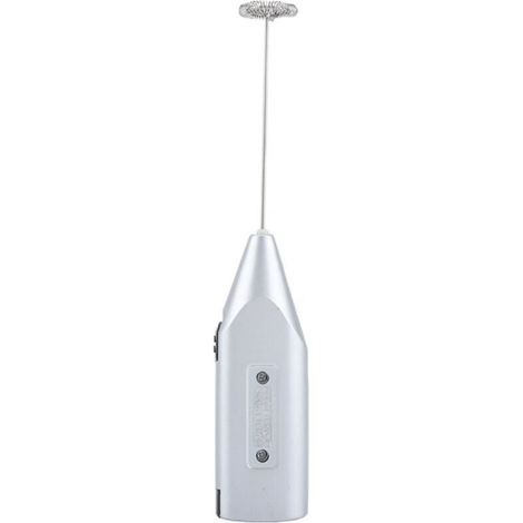 Portable electric milk frother, mini hand-operated stirrer, battery-operated, stainless steel beverage mixer and mini frother, kitchen accessory for matcha coffee (1/5)