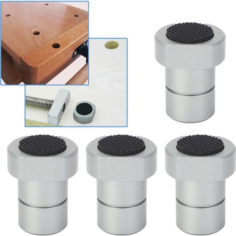 Universeller Schnellspannblock und Anschlag für Tischplatten aus Holz, aus Aluminiumlegierung, für 20 mm Zapfen. (1/5)