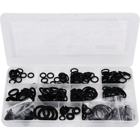 270Pcs Nitrile O Ring Pipe Rubber Sealing Washer Assortment Kit Air Plumbing Accessories