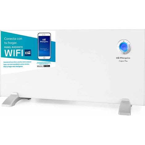 Infrarot-Heizpaneel WIFI. Leistung: 1500W. Touch-Steuerung. Drahtlose Verbindung durch die App. Temperaturbereich: 7ºC - 35ºC. F