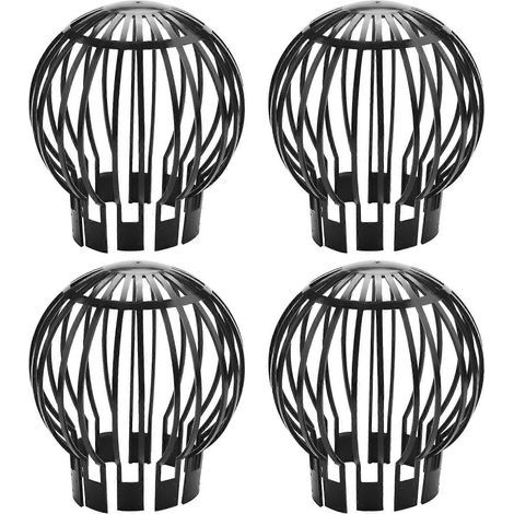 Lot de 4 filtres et crépines pour gouttières, empêchant l'obstruction par les feuilles, les branches et la mousse du toit. (1/5)