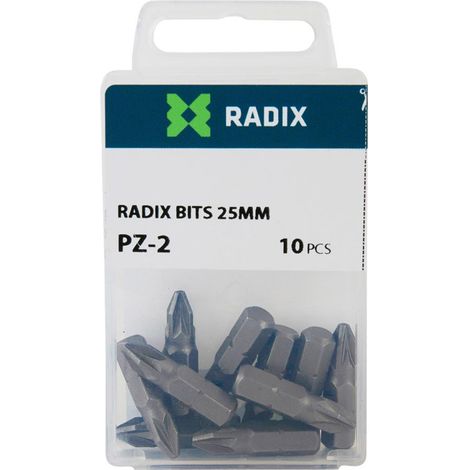 Embout de vissage - Radix - PZ2 (10 pièces) (1/2)