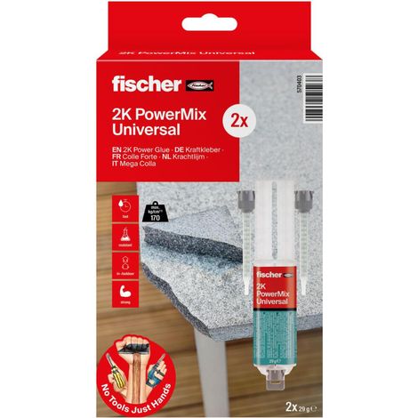 Colla per hobby fischer multipack 2 tubi 25ml trasparente