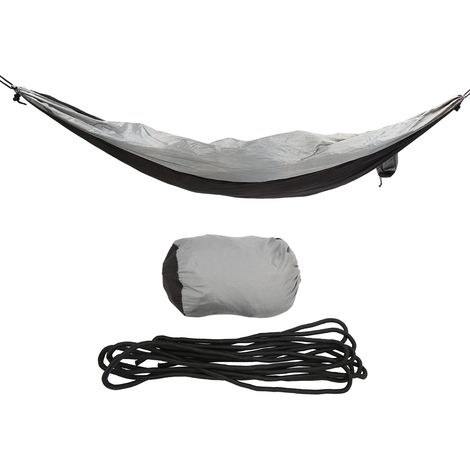 Filiyano-Hamac portable haute résistance 260 x 140 cm pour camping, simple ou double, avec sangle (1/5)