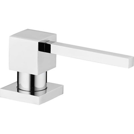 Mexen dispensador de líquido para fregadero, cromado - 6605320-00 (1/3)