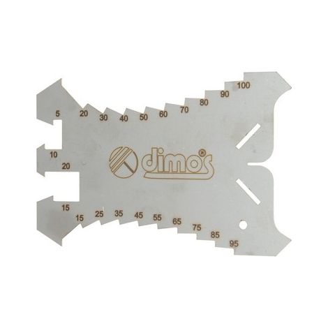 Dimos – Tracette à zinc inox pour marquage précis – Acier zingué – Longueur 140 mm – Largeur 90 mm – SKU 155581 (1/3)