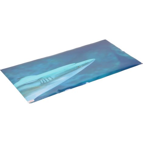 Papier de fond pour aquarium en PVC autocollant transparent 3D, 122 x 50 cm (1/5)