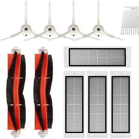 Compatible avec le kit d'accessoires pour robot aspirateur Xiaomi S50/S51 (11 pièces). (1/4)