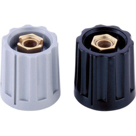 Mentor 331.6 331.6 Drehknopf mit Zeiger Schwarz (Ø x H) 15 mm x 14 mm 1 St. (1/2)