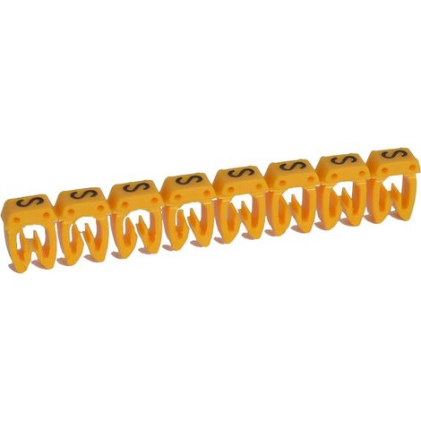038348 Legrand - Boite De 300 Repères Cab 3 Pour Fils 1,5mm² à 2,5mm² - Marquage Lettre S
