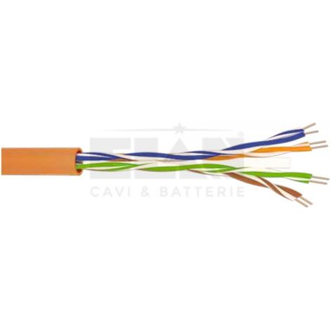 ELAN - ELANDATA CAT6 U/UTP LSZH 23AWG cavo dati interno certificato CPR 305MT - 098233C 50 Mt