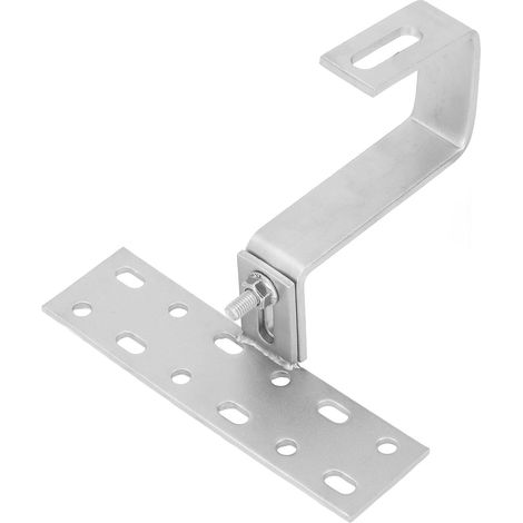 Support de fixation panneau solaire en acier inoxydable résistant aux intempéries, pour toiture en brique, pierre ou tuile (1/5)