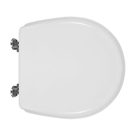 SEDILE WC PER GALASSIA VASO M2 45 FORMA 2- Bianco -Cerniere C espansione- CW- pezzi 1 (1/2)