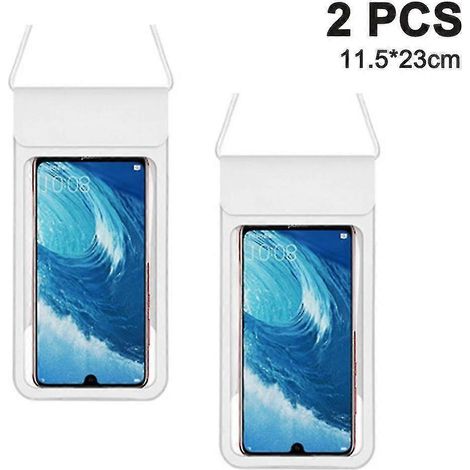 2er-Pack wasserdichte Handyhülle, universelle wasserdichte Handytasche, Trockentasche für iPhone (1/5)