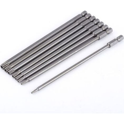 150mm 8 pièces S2 acier étoile tête tournevis ensemble embouts outils à main magnétique tournevis ensemble