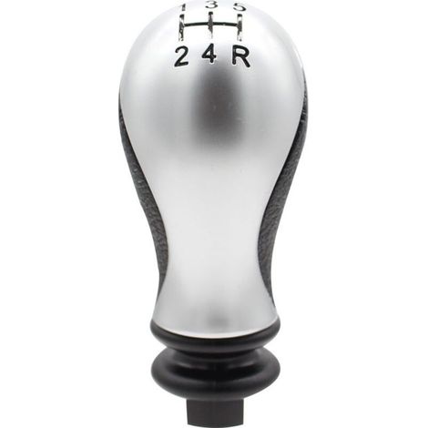 Pommeau de levier de vitesse manuel mat pour voitures Peugeot et Citron, plus un convertisseur (un jeu). (1/4)