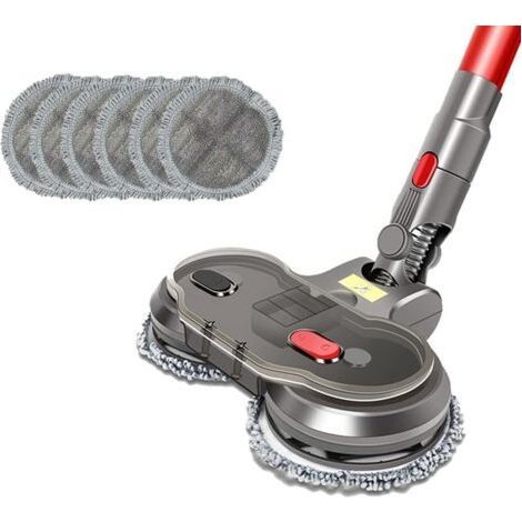 Tête de balai électrique humide et sec compatible avec Dyson V7 V8 V10 V11 Pièces remplaçables avec réservoir d'eau Tête de balai Tampons de balai Gobelet à eau (1/3)