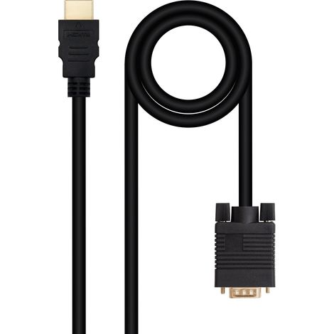 Hdmi A Vga, Hdmi/m-vga/m Schwarz 1.8 10.15.4348 Hdmi Konverter Kabel A Vga, Hdmi/m-vga/m Schwarz 1.8 10.15.4348 (1/2)