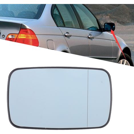 Rechter blauer beheizter Außenspiegel, passend für 3er BMW (E46) Baujahre 1998–2005 (1/5)