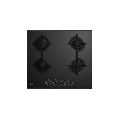 Placa de cocina Beko HILG64225SB negra 60 cm 7400 W