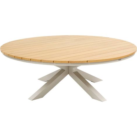 Tavolo da giardino rotondo oraclion 12 posti marrone - Hespéride
