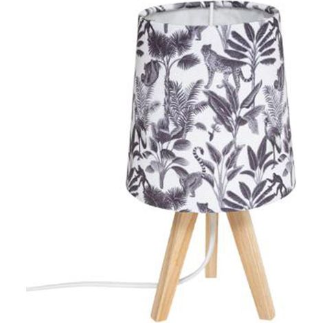 Lampe à Poser Enfant Jungle 23cm Bleu (1/2)
