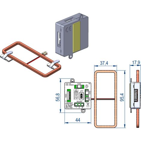 BUCLE INDUCTIVO PLACA CORA