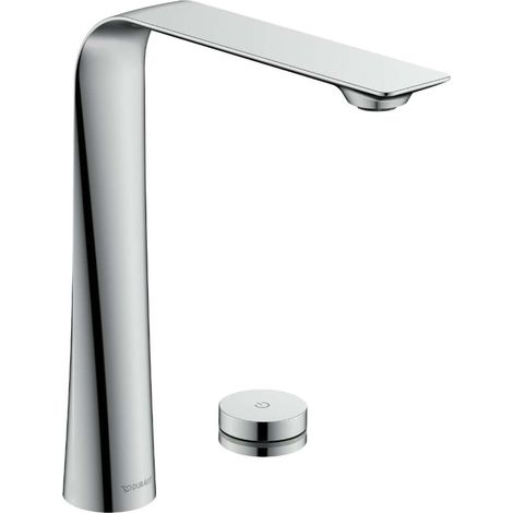 DU D.1 Support électronique à 2 trous XL avec alimentation intégrée, chromé (1/2)