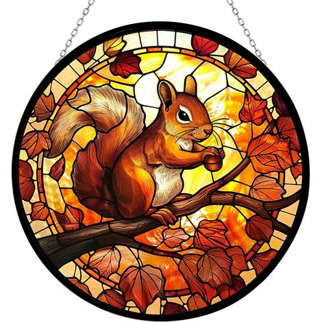Décoration fenêtre vitrail 30 cm – Attrape-soleil suspendu (1/3)