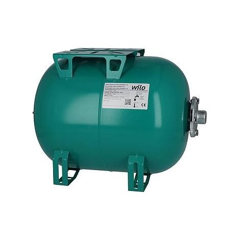 Vase d’expansion à membrane Wilo 20L, horizontal, couleur : vert (1/2)